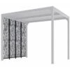 4 Panneaux Moucharabieh En Acier époxy Gris Pour Côté 3m De La Pergola Bioclimatique Alu 10,80m² Habrita -Boutique De Jardin 4 panneaux moucharabieh en acier epoxy gris pour cote 3m de la pergola bioclimatique alu 1080m habrita