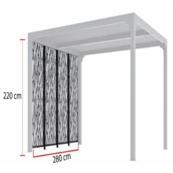 4 Panneaux Moucharabieh En Acier époxy Gris Pour Côté 3m De La Pergola Bioclimatique Alu 10,80m² Habrita 7 4 Panneaux Moucharabieh En Acier époxy Gris Pour Côté 3m De La Pergola Bioclimatique Alu 10,80m² Habrita -Boutique De Jardin 4 panneaux moucharabieh en acier epoxy gris pour cote 3m de la pergola bioclimatique alu 1080m habrita 2