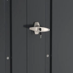 Abri à Vélos En Acier Anthracite Monopente 2,05m² + Kit D'ancrage - DURAMAX -Boutique De Jardin abri a velos en acier anthracite monopente 205m kit d ancrage duramax 2