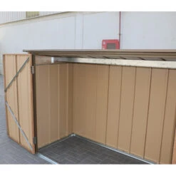 Abri à Vélos En Acier Imitation Bois Monopente 2,05m² + Kit D'ancrage - DURAMAX 10 Abri à Vélos En Acier Imitation Bois Monopente 2,05m² + Kit D'ancrage - DURAMAX -Boutique De Jardin abri a velos en acier imitation bois monopente 205m kit d ancrage duramax 2