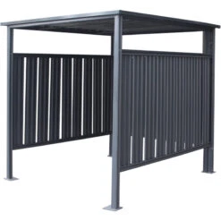 Abri à Vélos En Acier Thermolaqué Gris Anthracite 3,6m² Westmann