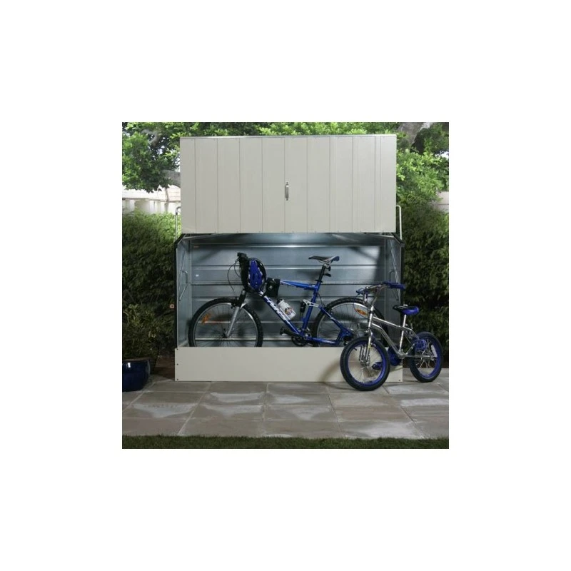 Abri à Vélos En Métal 1750L Anthracite 1,74m² + Kit D'ancrage TRIMETALS 5 Abri à Vélos En Métal 1750L Anthracite 1,74m² + Kit D'ancrage TRIMETALS – Image 3