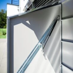 Abri à Vélos En Métal Sesame 1500L Anthracite 1,41m² TRIMETALS 12 Abri à Vélos En Métal Sesame 1500L Anthracite 1,41m² TRIMETALS -Boutique De Jardin abri a velos en metal sesame 1500l anthracite 141m trimetals 4