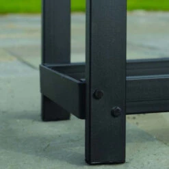 Abri Bûches En Acier Et Polyester 300D Capacité 1m³ Noir - ShelterLogic -Boutique De Jardin abri buches en acier et polyester 300d capacite 1m noir shelterlogic 2