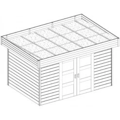 Abri De Jardin 12,07m² Malmo En Bois Traité Autoclave 28mm SOLID -Boutique De Jardin abri de jardin 1207m malmo en bois traite autoclave 28mm solid 5