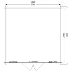 Abri De Jardin 16m² PLUS En Bois 40mm Traité Teinté Marron Gardy Shelter -Boutique De Jardin abri de jardin 16m plus en bois 40mm traite teinte marron gardy shelter 3