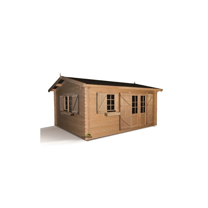 Abri De Jardin 19,82m² En Bois Brut 34mm ELISTA Forest Style 3 Abri De Jardin 19,82m² En Bois Brut 34mm ELISTA Forest Style