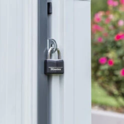 Abri De Jardin 2,35m² Monopente En Acier Galvanisé Anthracite Spacemaker 11 Abri De Jardin 2,35m² Monopente En Acier Galvanisé Anthracite Spacemaker -Boutique De Jardin abri de jardin 235m monopente en acier galvanise anthracite spacemaker 3