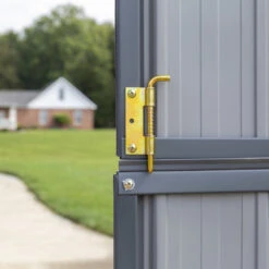 Abri De Jardin 2,35m² Monopente En Acier Galvanisé Anthracite Spacemaker 12 Abri De Jardin 2,35m² Monopente En Acier Galvanisé Anthracite Spacemaker -Boutique De Jardin abri de jardin 235m monopente en acier galvanise anthracite spacemaker 4