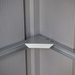 Abri De Jardin 2,7m² Monopente En Acier Galvanisé Noir Onyx Spacemaker 11 Abri De Jardin 2,7m² Monopente En Acier Galvanisé Noir Onyx Spacemaker -Boutique De Jardin abri de jardin 27m monopente en acier galvanise noir onyx spacemaker 3