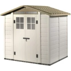 Abri De Jardin 6,03m² En PVC Avec Plancher Evo Tuscany 240 – Garofalo -Boutique De Jardin abri de jardin 603m en pvc avec plancher evo tuscany 240 garofalo 2