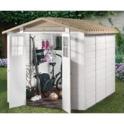 Abri De Jardin 6,03m² En PVC Avec Plancher Evo Tuscany 240 – Garofalo