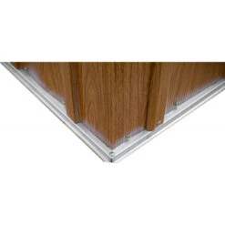 Abri De Jardin 7,14m² Toit Double Pente En Acier Galvanisé Aspect Bois Spacemaker -Boutique De Jardin abri de jardin 714m toit double pente en acier galvanise aspect bois spacemaker 3