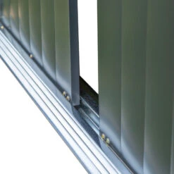 Abri De Jardin 7,57m² Toit Double Pente En Acier Galvanisé Anthracite Spacemaker -Boutique De Jardin abri de jardin 757m toit double pente en acier galvanise anthracite spacemaker 5