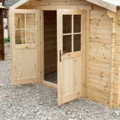 Abri De Jardin 9m² PLUS En Bois 40mm Brut Gardy Shelter -Boutique De Jardin abri de jardin 9m plus en bois 40mm brut gardy shelter 5