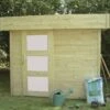 Abri De Jardin Bergen 4,84m² En Bois Massif 28mm Avec Porte Moderne - SOLID -Boutique De Jardin abri de jardin bergen 484m en bois massif 28mm avec porte moderne solid