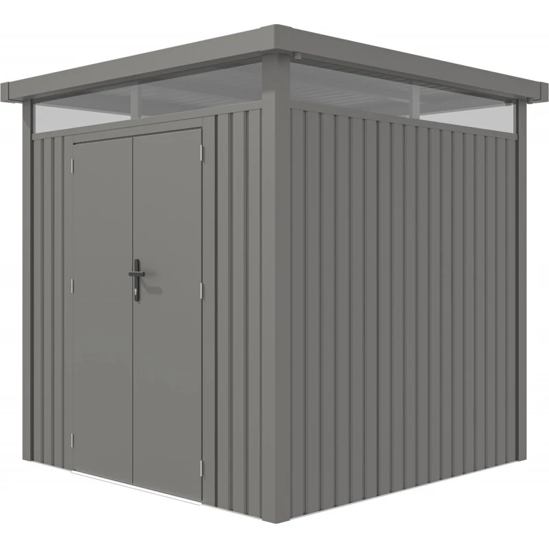 Abri De Jardin En Acier Galvanisé Kosto 5,29m² + Kit D'ancrage - X-Métal 7 Abri De Jardin En Acier Galvanisé Kosto 5,29m² + Kit D'ancrage - X-Métal – Image 5