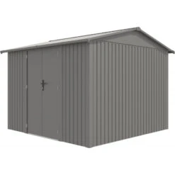 Abri De Jardin En Acier Galvanisé Roka 9m² - X-Métal -Boutique De Jardin abri de jardin en acier galvanise roka 9m x metal 2