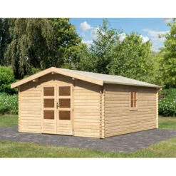 Abri De Jardin En Bois 18,46m² Avec Toit En Pente - Mühlheim 7 - Karibu