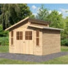 Abri De Jardin En Bois 9,24m² Avec Toit En Gradins - Grauburg 7 - Karibu -Boutique De Jardin abri de jardin en bois 924m avec toit en gradins grauburg 7 karibu