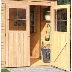 Abri De Jardin En Bois 9,24m² Avec Toit En Gradins - Grauburg 7 - Karibu -Boutique De Jardin abri de jardin en bois 924m avec toit en gradins grauburg 7 karibu 4