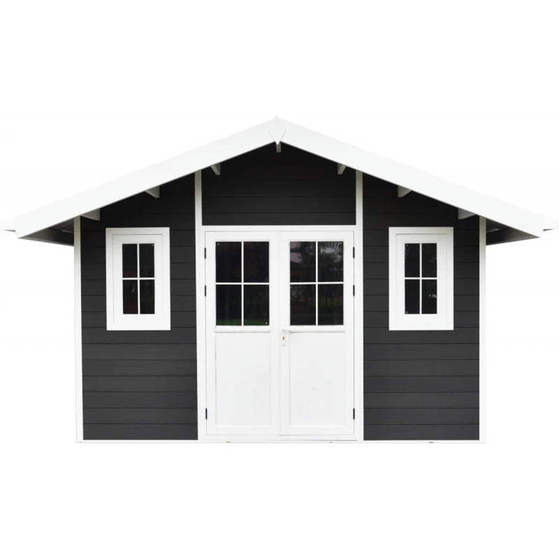 Abri De Jardin En Bois Composite 28mm Anthracite 10,71m² PREMIUM - Woodlife Garden 5 Abri De Jardin En Bois Composite 28mm Anthracite 10,71m² PREMIUM - Woodlife Garden – Image 3