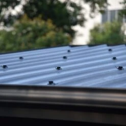 Abri De Jardin En Bois Composite 28mm Anthracite 14,90m² PREMIUM Toit Plat - Woodlife Garden -Boutique De Jardin abri de jardin en bois composite 28mm anthracite 1490m premium toit plat woodlife garden 5