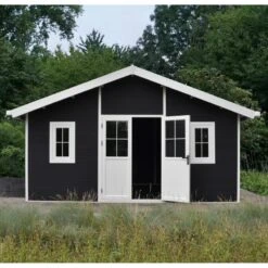 Abri De Jardin En Bois Composite 28mm Anthracite 19,22m² PREMIUM - Woodlife Garden -Boutique De Jardin abri de jardin en bois composite 28mm anthracite 1922m premium woodlife garden 2