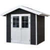 Abri De Jardin En Bois Composite 28mm Anthracite 4,77m² PREMIUM - Woodlife Garden
