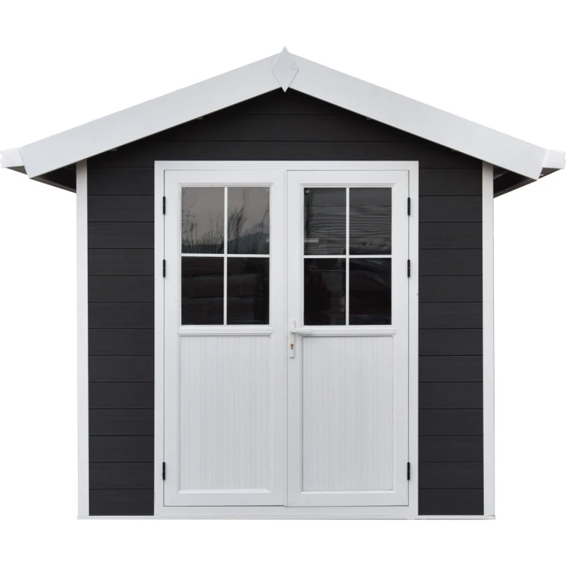 Abri De Jardin En Bois Composite 28mm Anthracite 4,77m² PREMIUM - Woodlife Garden 5 Abri De Jardin En Bois Composite 28mm Anthracite 4,77m² PREMIUM - Woodlife Garden – Image 3
