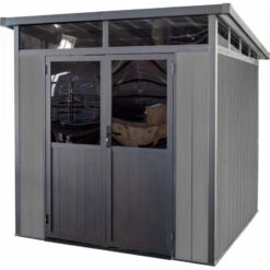 Abri De Jardin En Bois Composite 28mm Anthracite 5,28m² WINSTON Skylight - Woodlife Garden 13 Abri De Jardin En Bois Composite 28mm Anthracite 5,28m² WINSTON Skylight - Woodlife Garden -Boutique De Jardin abri de jardin en bois composite 28mm anthracite 528m winston skylight woodlife garden 5