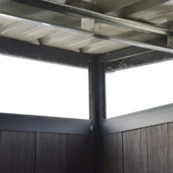 Abri De Jardin En Bois Composite 28mm Anthracite 6,69m² GORDON Skylight - Woodlife Garden -Boutique De Jardin abri de jardin en bois composite 28mm anthracite 669m gordon skylight woodlife garden 5