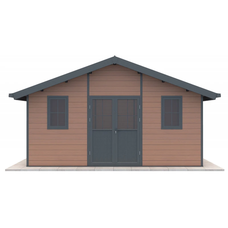 Abri De Jardin En Bois Composite 28mm Aspect Bois 19,22m² PREMIUM - Woodlife Garden 4 Abri De Jardin En Bois Composite 28mm Aspect Bois 19,22m² PREMIUM - Woodlife Garden – Image 2