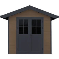 Abri De Jardin En Bois Composite 28mm Aspect Bois 4,77m² PREMIUM - Woodlife Garden -Boutique De Jardin abri de jardin en bois composite 28mm aspect bois 477m premium woodlife garden 2