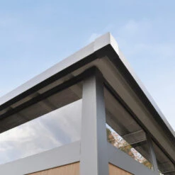 Abri De Jardin En Bois Composite 28mm Aspect Bois 5,28m² WINSTON Skylight - Woodlife Garden -Boutique De Jardin abri de jardin en bois composite 28mm aspect bois 528m winston skylight woodlife garden 3