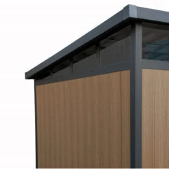 Abri De Jardin En Bois Composite 28mm Aspect Bois 5,28m² WINSTON Skylight - Woodlife Garden -Boutique De Jardin abri de jardin en bois composite 28mm aspect bois 528m winston skylight woodlife garden 4