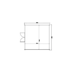 Abri De Jardin En Bois Composite 28mm Bois Vieilli 14,44m² Double Porte Alu Et Double Vitrage - WoodLife Garden -Boutique De Jardin abri de jardin en bois composite 28mm bois vieilli 1444m double porte alu et double vitrage woodlife 5