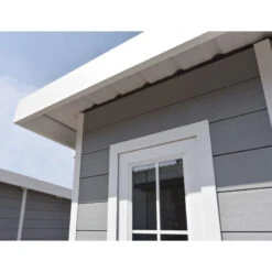 Abri De Jardin En Bois Composite 28mm Gris Clair 12m² PREMIUM Toit Plat - Woodlife Garden 12 Abri De Jardin En Bois Composite 28mm Gris Clair 12m² PREMIUM Toit Plat - Woodlife Garden -Boutique De Jardin abri de jardin en bois composite 28mm gris clair 12m premium toit plat woodlife garden 4