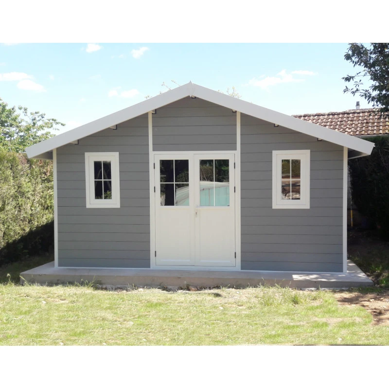 Abri De Jardin En Bois Composite 28mm Gris Clair 19,22m² PREMIUM - Woodlife Garden 4 Abri De Jardin En Bois Composite 28mm Gris Clair 19,22m² PREMIUM - Woodlife Garden – Image 2