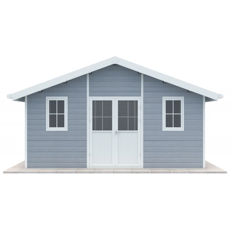 Abri De Jardin En Bois Composite 28mm Gris Clair 19,22m² PREMIUM - Woodlife Garden 6 Abri De Jardin En Bois Composite 28mm Gris Clair 19,22m² PREMIUM - Woodlife Garden – Image 4