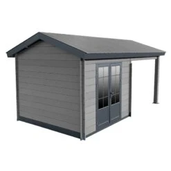 Abri De Jardin En Bois Composite Gris Foncé 9m² + 9m² Terrasse - Woodlife Garden 11 Abri De Jardin En Bois Composite Gris Foncé 9m² + 9m² Terrasse - Woodlife Garden -Boutique De Jardin abri de jardin en bois composite gris fonce 9m 9m terrasse woodlife 3
