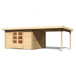 Abri De Jardin En Bois Massif 10,60m² Bastrup 7 Avec Appentis 300cm – Karibu 10 Abri De Jardin En Bois Massif 10,60m² Bastrup 7 Avec Appentis 300cm – Karibu -Boutique De Jardin abri de jardin en bois massif 1060m bastrup 7 avec appentis 300cm woodfeeling 2