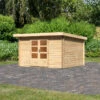 Abri De Jardin En Bois Massif 10,60m² Bastrup 7 – Karibu -Boutique De Jardin abri de jardin en bois massif 1060m bastrup 7 woodfeeling