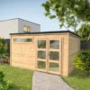 Abri De Jardin En Bois Massif 10,9m² SHELTY MODERN – Madriers 28mm – Toiture En Acier – Forest Style 1 Abri De Jardin En Bois Massif 10,9m² SHELTY MODERN – Madriers 28mm – Toiture En Acier – Forest Style -Boutique De Jardin abri de jardin en bois massif 109m shelty modern madriers 28mm toiture en acier forest style
