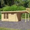 Abri De Jardin En Bois Massif 11,49m² Bastrup 8 Avec Appentis 200cm – Karibu 2 Abri De Jardin En Bois Massif 11,49m² Bastrup 8 Avec Appentis 200cm – Karibu -Boutique De Jardin abri de jardin en bois massif 1149m bastrup 8 avec appentis 200cm woodfeeling