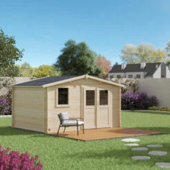 Abri De Jardin En Bois Massif 11,9m² ONEGA – Madriers 28mm – Forest Style -Boutique De Jardin abri de jardin en bois massif 119m onega madriers 28mm forest style 3