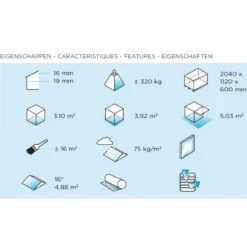Abri De Jardin En Bois Massif 19mm Essen Porte Simple 3,92m² SOLID -Boutique De Jardin abri de jardin en bois massif 19mm essen porte simple 392m solid 4