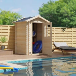 Abri De Jardin En Bois Massif 2,2m² HURON – Madriers 19mm – Forest Style -Boutique De Jardin abri de jardin en bois massif 22m huron madriers 19mm forest style 3