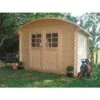 Abri De Jardin En Bois Massif 28mm 7,09m² Toit Berceau SOLID -Boutique De Jardin abri de jardin en bois massif 28mm 709m toit berceau solid