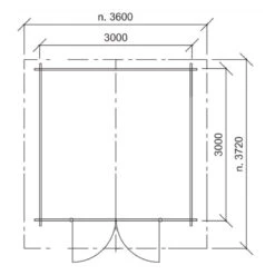 Abri De Jardin En Bois Massif 28mm Hilla 9m² + Plancher - Luoman -Boutique De Jardin abri de jardin en bois massif 28mm hilla 9m plancher luoman 2